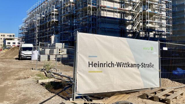 Die Heinrich-Wittkamp-Straße auf Turley wird gebaut | Foto: M. Schülke