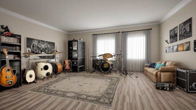 Symbolbild Proberaum (KI-generiert)