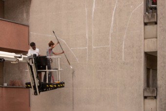 Impressionen aus dem Making of | Foto: Alexander Krziwanie / Stadt.Wand.Kunst