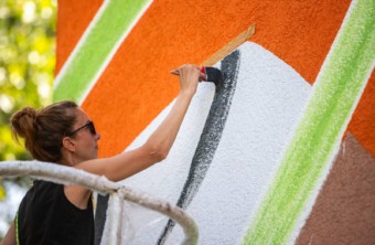 Impressionen aus dem Making of | Foto: Alexander Krziwanie / Stadt.Wand.Kunst