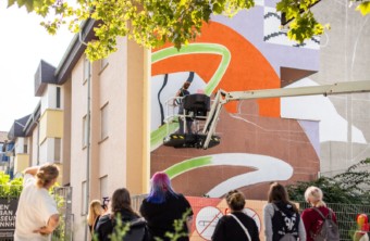 Impressionen aus dem Making of | Foto: Alexander Krziwanie / Stadt.Wand.Kunst