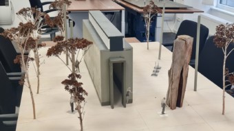 Speziell auch der Entwurf der neuen Form des Einraumhauses wurde für den Neumarkt als unpassend angesehen. Entworfen wurde es eigentlich auch für den Alten Messplatz | Foto / Entwurf: Stadt Mannheim / Morlock