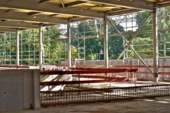 Beim Richtfest für das Kombibad Herzogenried im September 2024 | Foto: M. Schülke