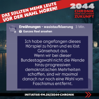 2044 – Chronik einer verlorenen Zukunft