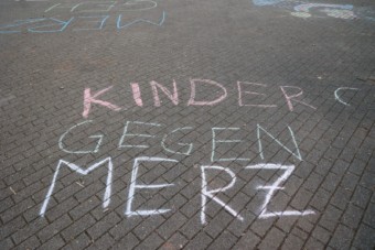 Protest gegen Merz in Feudenheim | Foto: CKI