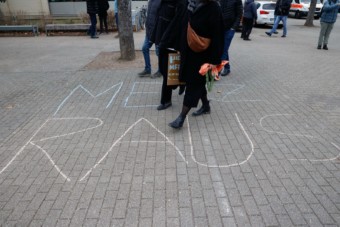 Protest gegen Merz in Feudenheim | Foto: CKI