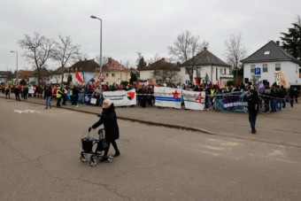 Protest gegen Merz in Feudenheim | Foto: CKI