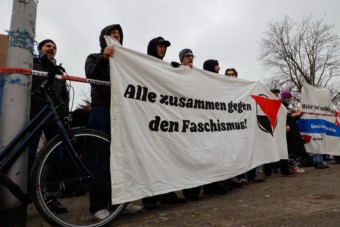 Protest gegen Merz in Feudenheim | Foto: CKI