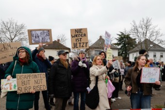 Protest gegen Merz in Feudenheim | Foto: CKI