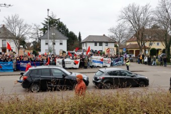 Protest gegen Merz in Feudenheim | Foto: CKI