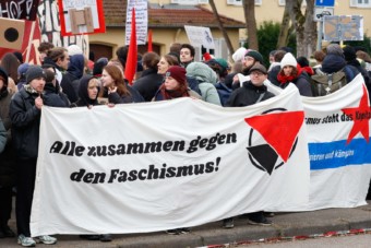 Protest gegen Merz in Feudenheim | Foto: CKI