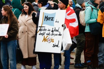Protest gegen Merz in Feudenheim | Foto: CKI