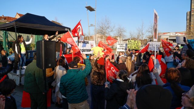 Kundgebung der CHP auf dem Alten Messplatz in Mannheim | Foto: CKI
