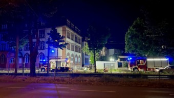 Feuerwehreinsatz am Ludwig-Frank-Gymnasium | Foto: M. Schülke