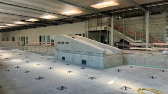 Die breite Rutsche im Freizeitbecken | Foto: M. Schülke
