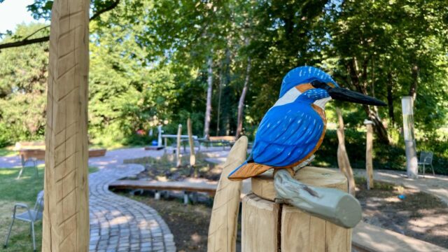 Der neue Wasserspielplatz gehört schon jetzt zu den Highlights des Herzogenriedparks | Foto: M. Schülke