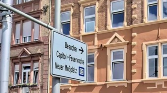 P+R Schild am Capitol | Bild: Neckarstadtblog