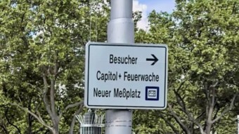 P+R Schild am Neuen Messplatz | Bild: Neckarstadtblog