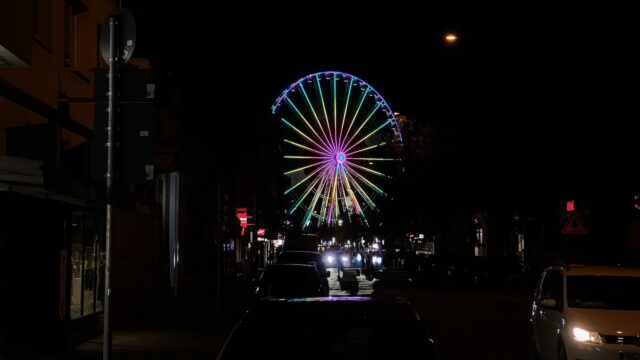 Das Riesenrad "City Star" aus der Langen Rötterstraße aus gesehen | Foto: M. Schülke