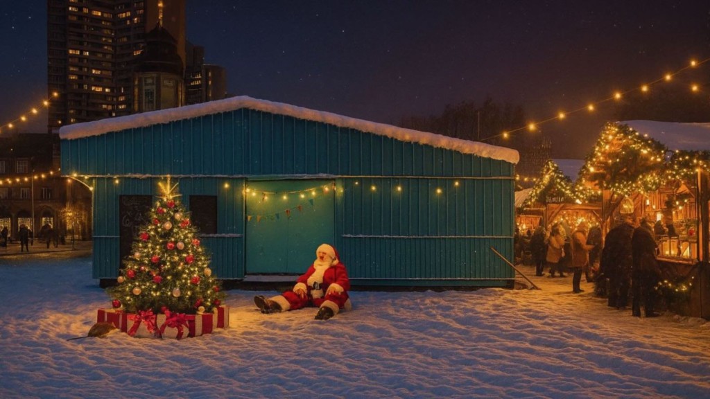 ALTER Wintermarkt (KI-generiert) | Quelle: zg