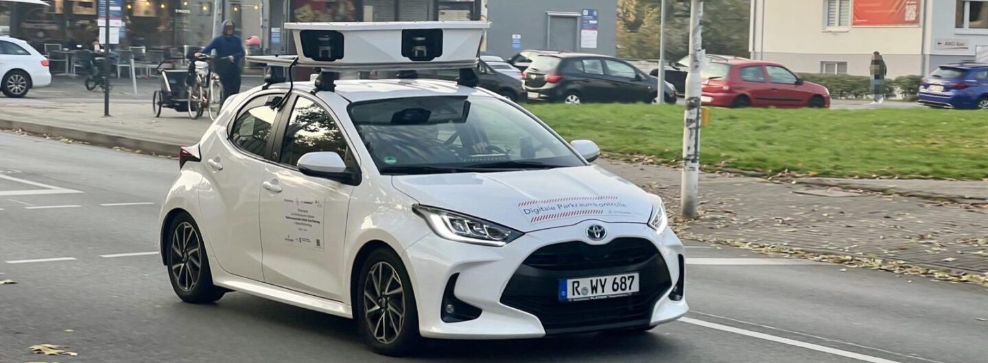 Am Donnerstagnachmittag war das Scan-Fahrzeug bereits in der Neckarstadt unterwegs | Foto: M. Schülke