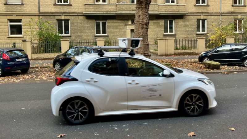 Das Scan-Fahrzeug arbeitet noch nicht so präzise, wie es müsste | Foto: M. Schülke