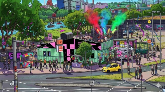 Allererster Mai am ALTER | Bild: KI-generiert