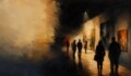 In der 68 Gallery zeigt eine Ausstellung Licht und Schatten (Symbolbild) | KI-generiert