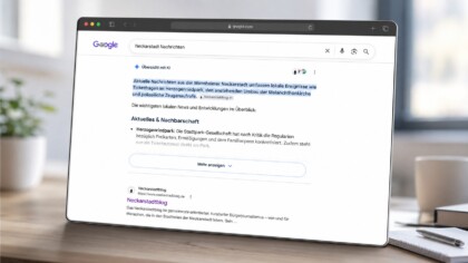 Bei Nachrichten aus der Neckarstadt ist das Neckarstadtblog eine gute Quelle | Bild: Screenshot + KI-generiert
